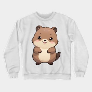 Kawaii Chibi Groundhog - PanfurWare LLC Crewneck Sweatshirt